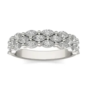 Marquise Three Row Shared Prong Ring (1 1/3 ct. tw.) image, 