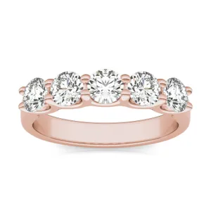 Round Brilliant Cinque Anniversary Band image, Round Brilliant Cinque Anniversary Band