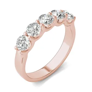 Round Brilliant Cinque Anniversary Band image, Round Brilliant Cinque Anniversary Band