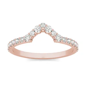 Accented Claw Prong Compass Matching Band image, 