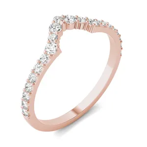 Accented Claw Prong Compass Matching Band image, 