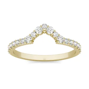 Accented Claw Prong Compass Matching Band image, 