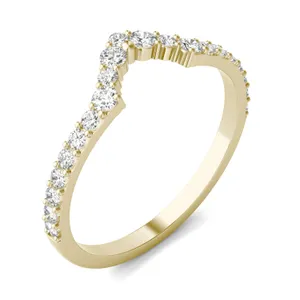 Accented Claw Prong Compass Matching Band image, 