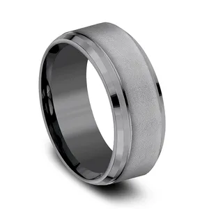 Traverse Step Wedding Ring 9mm image, 