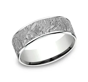 Interstellar Edge Wedding Ring 6.5mm image, 