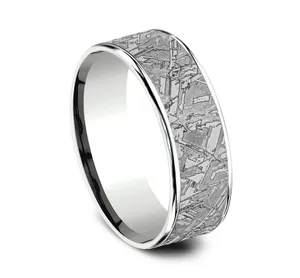 Interstellar Edge Wedding Ring 6.5mm image, 