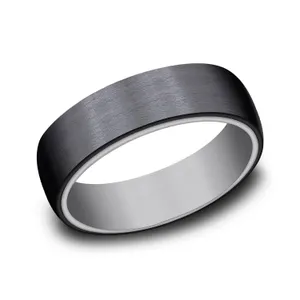 Modern Polish Wedding Ring 6.5mm image, 