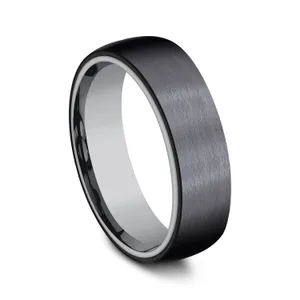 Modern Polish Wedding Ring 6.5mm image, 
