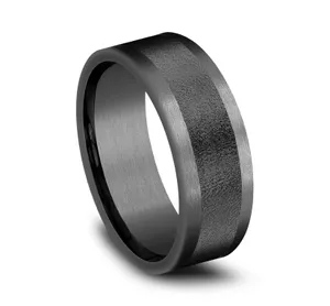 Midnight Wedding Ring 8mm image, 