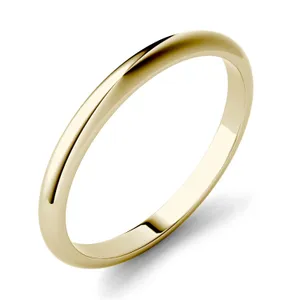 Domed Wedding Ring image, 