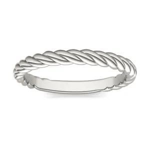 Bold Rope Wedding Ring image, 