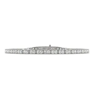 Petite Milgrain Tennis Bracelet image, 