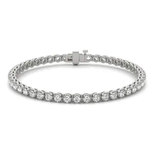 Scalloped Four-Prong Tennis Bracelet (2 7/8 ct. tw.) image, 