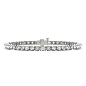 Scalloped Four-Prong Tennis Bracelet (2 7/8 ct. tw.) image, 