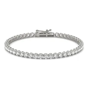 Four-Prong Basket Tennis Bracelet image, 