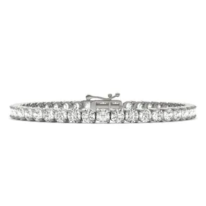 Two-Prong Basket Tennis Bracelet image, 