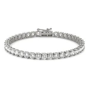 Two-Prong Basket Tennis Bracelet image, 