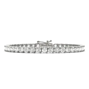 Two-Prong Basket Tennis Bracelet image, 