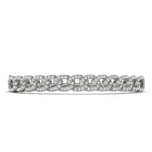 Accented Chain Link Bangle Bracelet image, 