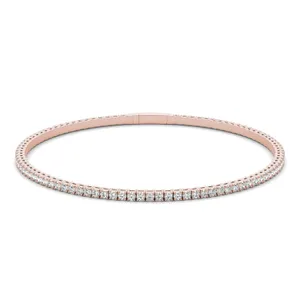 Flexible Eternity Bangle Bracelet image, 