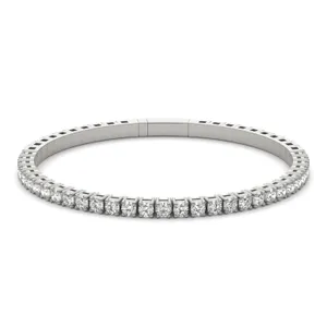 Flexible Tennis Bangle Bracelet image, 