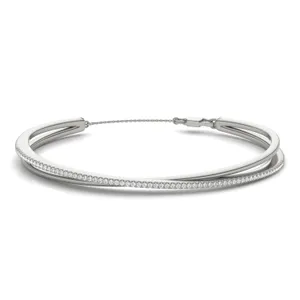 Crossover Bangle Bracelet image, 