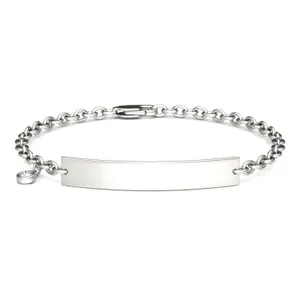 Personalized Block Bar Bracelet image, 