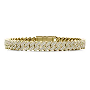 Pavé Cuban Link Bracelet (4 3/4 ct. tw.) image, 