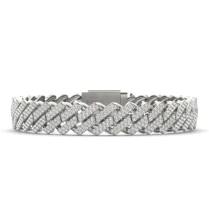 Pavé Cuban Link Bracelet (8 1/8 ct. tw.) image, 