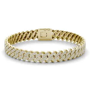 Pavé Cuban Link Bracelet (8 1/15 ct. tw.) image, 