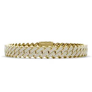 Pavé Cuban Link Bracelet (8 1/15 ct. tw.) image, 