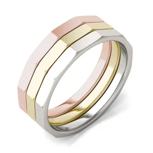 Trilogy Faceted Ring image, 