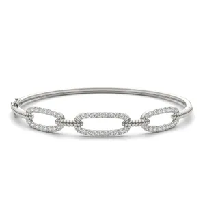 Chain Link Rope Bangle Bracelet image, 