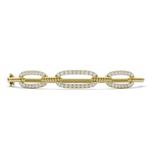 Chain Link Rope Bangle Bracelet image, 
