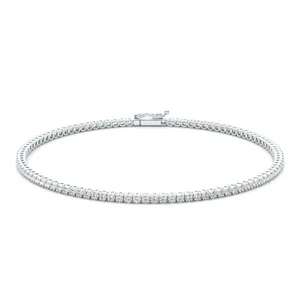 Micro Four-Prong Tennis Bracelet image, 