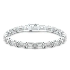Emerald Couture East-West Bold Tennis Bracelet image, 