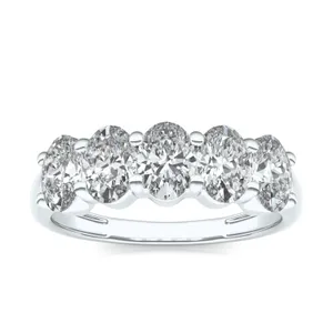 Oval Dream Five-Stone Band image, 