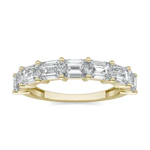 Emerald East-West Seven-Stone Band image, 