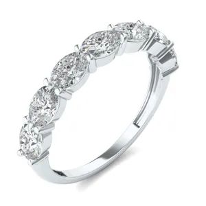 Oval East-West Seven-Stone Band image, 