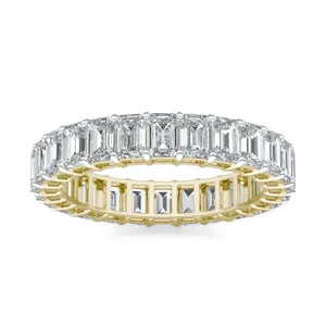 Iconic Emerald Eternity Wedding Band image, 