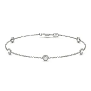 Linea Five-Stone Station Bracelet image, 