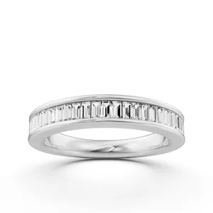Channel Set Baguette Wedding Band image, 