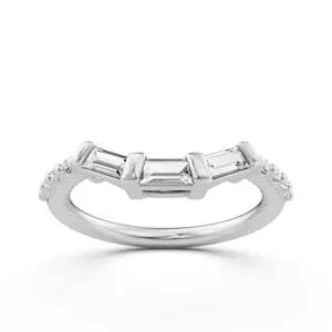 Channel Set Baguette Wedding Band image, Channel Set Baguette Wedding Band