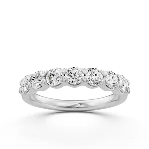 Seven Stone Round Anniversary Band image, 