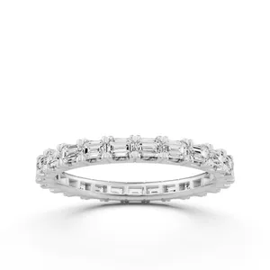 Emerald East-West Eternity Band image, 