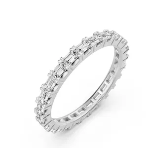 Emerald East-West Eternity Band image, 