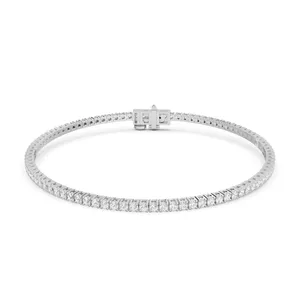 Petite Round Tennis Bracelet image, 