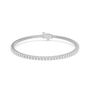 Four Prong Round Tennis Bracelet image, 