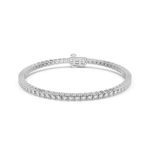 Miracle Set Four-Prong Round Tennis Bracelet image, 
