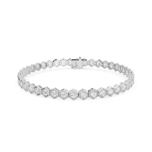 Round Tennis Bracelet image, 